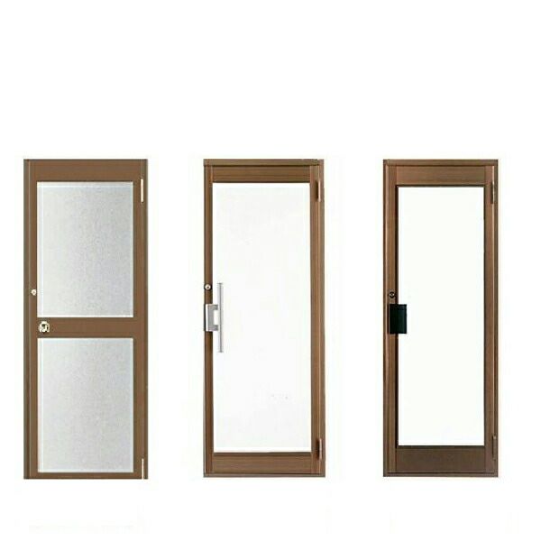 クリエラガラスドア 半外型 0819 W816 × H1917mm 一枚ガラス 事務所